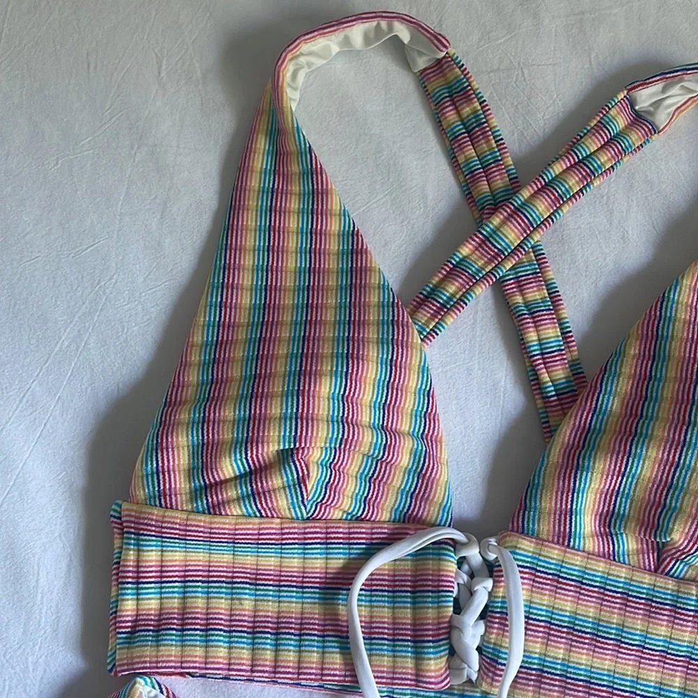 Onia rainbow bikini set